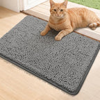 Bcoimo Super Absorbent Chenille Door Mat, Non-Slip Quick Dry Entryway Rug by Bcoimo