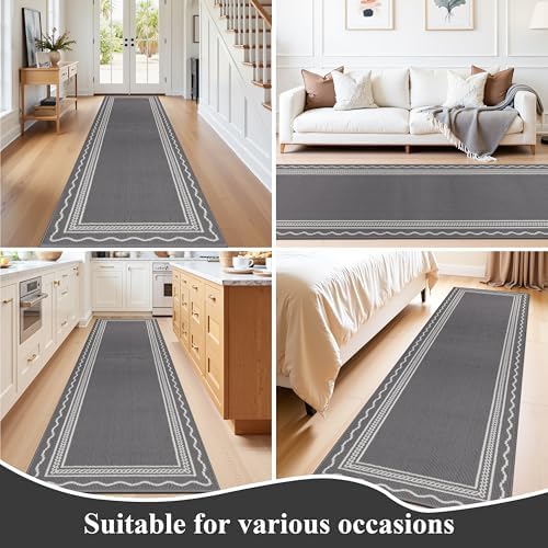 Ileading Runner Rug for Hallways 2.6x10ft Heavy-Duty Durable Entryway Floor Mat - Image 7
