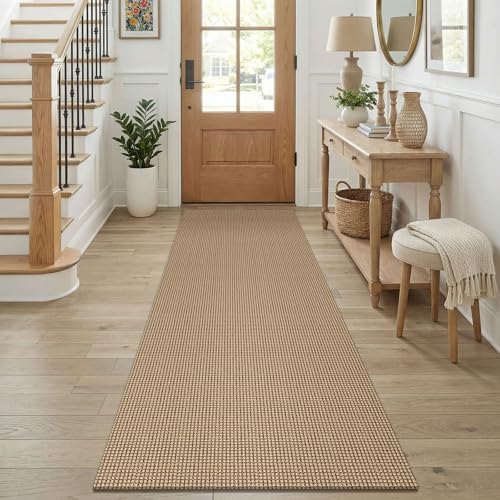 KOZYFLY Runners for Hallways 2.6x8 ft Washable Kitchen Runner Non Slip Rubber by KOZYFLY