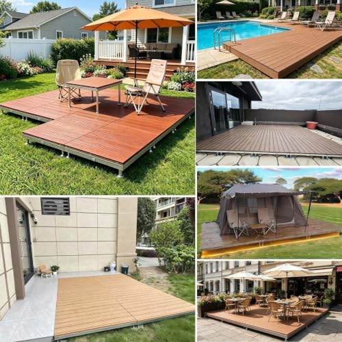 Raised Deck Platform Adjustable Outdoor Modular Decking - Image 4