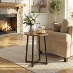 HOOBRO Side Table, Round End Accent Table - Image 4