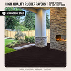 Playsafer Herringbone Rubber Interlocking Tiles | 16 X 16 | Easy Install - Image 3