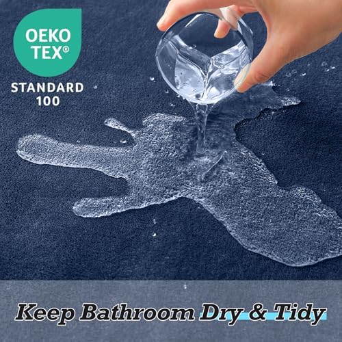 HUXMEYSON Bathroom Rugs Sets 2 Piece, Non-Slip & Quick Dry Bath Mat Set - Image 5