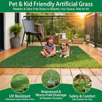 TOOKOO Artificial Grass Outdoor Rug - 5FT x 8FT Fake Grass - Image 5