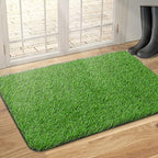 Artificial Grass Door Mat, Thick Turf Grass Dog Indoor/Outdoor Rug by TREETONE