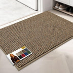 JSEI Dirt Trapper Door Mat 24" x 36", Non-Slip Washable Doormats by JSEI