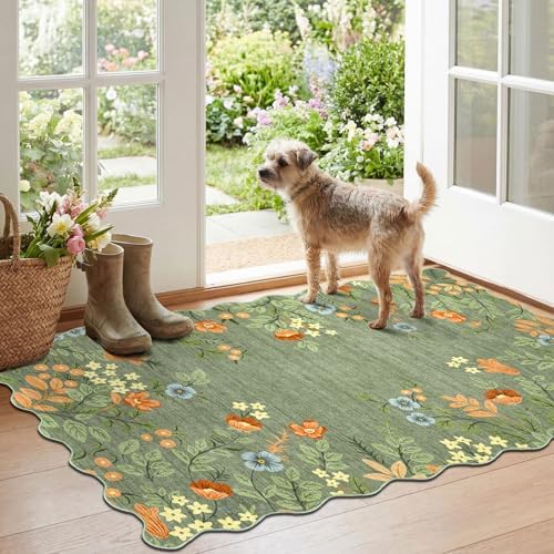 Floral Outdoor Rug by Othilic