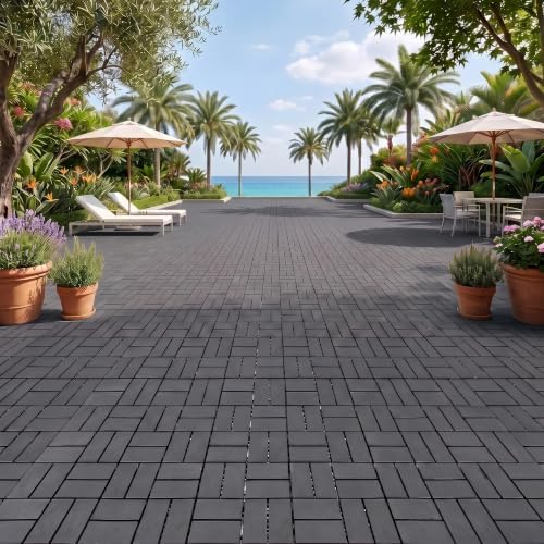 44 PCS 12"x12" Interlocking Deck Tiles - Image 7