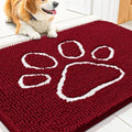 Smiry Dog Door Mat for Muddy Paws, Absorbent Non Slip Dirt Trapper by Smiry