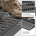 Mibao Front Door Mat, 35.5" x 24", Heavy Duty Dirt Trapping - Image 3