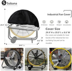 Industrial Fan Cover, Suitable for 24" High Velocity Movement Heavy Duty - Image 2