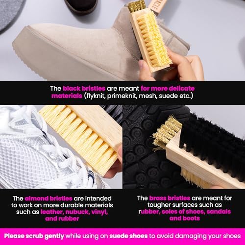 Pink Miracle Multi Purpose Shoe Cleaning Brush - - Image 5