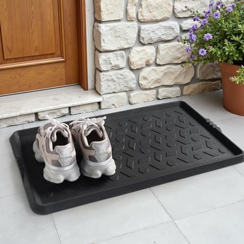 tchdio Durable Rubber Boot Tray and Shoe Mat - Image 4