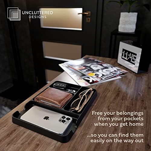 Pocket Deck Valet Tray for Men. Everyday Carry EDC Caddy Bamboo Organizer. - Image 2