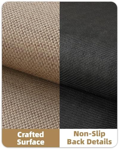 Color&Geometry Ultra-Thin Indoor Door Mat, Heather Dark Beige - Image 6