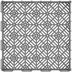 Pure Garden 6-Pack Polypropylene Interlocking Patio Deck Tiles - Image 4
