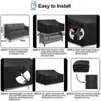 OutdoorLines Outdoor Waterproof Loveseat Couch Cover - Image 6
