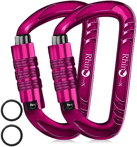 Rhino Produxs 12kN Heavy Duty Carabiner Clips by RhinoCarabiners