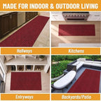 Ottomanson 2x3 Indoor Outdoor Door Mat 2 Pack – Non-Slip Waterproof Mat - Image 5
