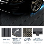 Garvee 27Pack 12" x 12" Interlocking Composite Deck Tiles, Waterproof Composite - Image 3