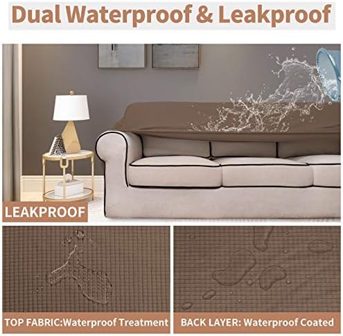 Easy-Going 100% Waterproof Couch Cover, 3 Cushion Oversized Sofa Cover - Image 3