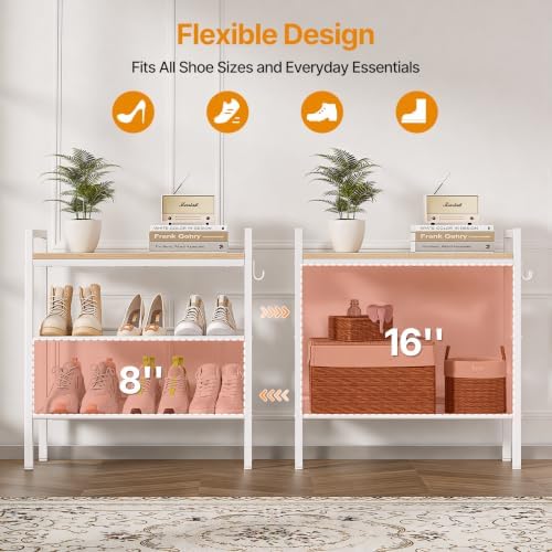 3 Tier Shoe Rack, Shoe Rack for Entryway - Image 2