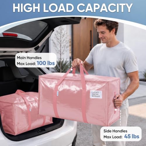 TICONN 2 Pack Extra Large Moving Bags Heavy Duty - Image 2