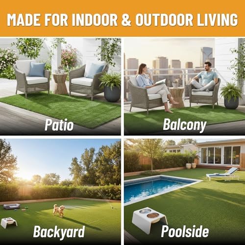 Ottomanson Artificial Turf Mat Natural 31" x 3' - Image 4