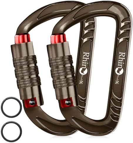 Rhino Produxs 12kN Heavy Duty Carabiner Clips by RhinoCarabiners