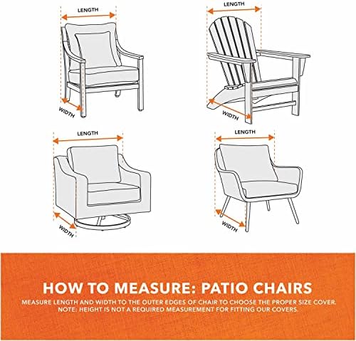 Modern Leisure Basics Patio Chair Cover - Image 4