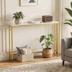 47.2" Console Table, Narrow Entryway Table, Skinny Sofa Table, Behind CouchTable - Image 2