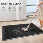 RORA Front Door Mat Outside Entrance, Indoor Welcome Doormat 29.5x17 - Image 4