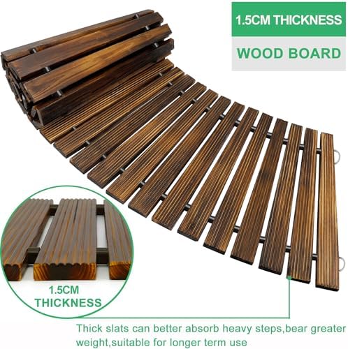RELIANCER 7' Wooden Garden Pathway - Image 3