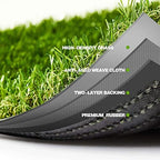 Premium Artificial Grass 7' x 67' Outdoor Rug, 1.38"" Realistic Thick Turf - Image 5