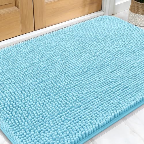 OLANLY Dog Door Mat for Muddy Paws 30x20, Super Absorbent Chenille Mud Mat by OLANLY
