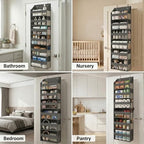 HOMELUX THEORY Over the Door Organizer, 100D Fabric, Dark Gray 1pc - Image 5