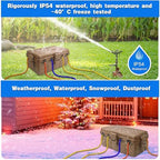 Hrensaw Medium Outdoor Electrical Box, IP54 Waterproof Extension Cord Cover w/6 - Image 5