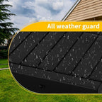 50 Gal Outdoor Storage Box Waterproof Lockable Deck Boxes Black - Image 5