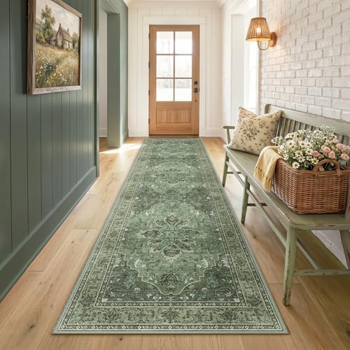 RELEANY Washable Area Rug, Runner 2'6"x8' - Image 2