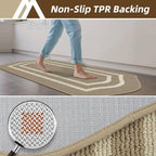 COSY HOMEER Kitchen Rugs and Mats 24"x48" Non Slip Kitchen Mats - Image 4