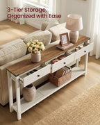 VASAGLE 63 Inche Narrow Console Table - Image 4