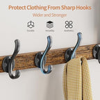 29 inch Coat Rack Wall Mount - Image 7