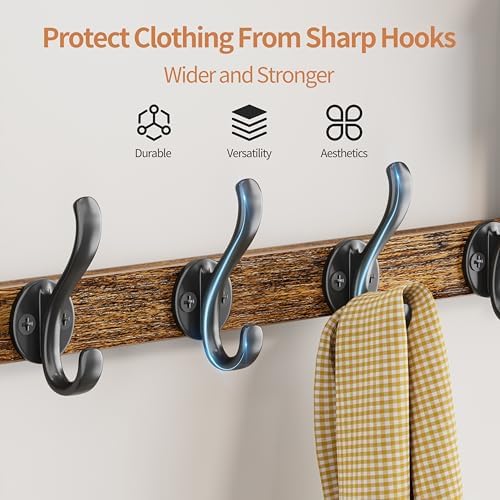 29 inch Coat Rack Wall Mount - Image 7