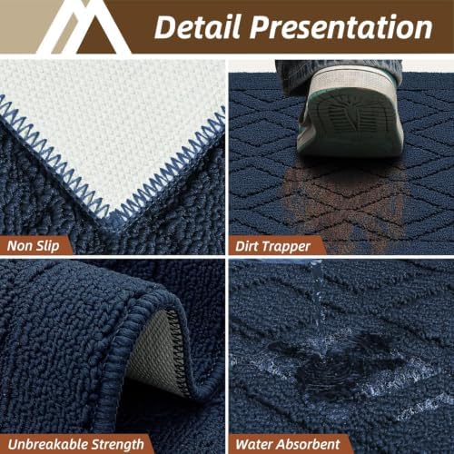 COSY HOMEER Kitchen Rugs and Mats 20"x30" Non Slip Kitchen Mats - Image 7