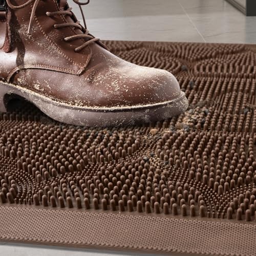 FRAMICS Front Door Mat Outside Entrance, Rubber Door Mats Welcome 24"x36" - Image 6