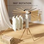 SUNOUTLY Tripod Clothes Drying Rack, Garment Rack Portable and Foldable Space - Image 3