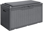 Devoko 100 Gallon Resin Waterproof Outdoor Storage Box by DEVOKO
