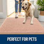 OLANLY Dog Door Mat for Muddy Paws 70x32, Super Absorbent Chenille Mud Mat - Image 6