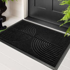 RORA Front Door Mat Outside Entrance, Indoor Welcome Doormat 29.5x17 by RORA