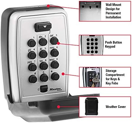 Master Lock Wall Mount Key Lock Box - Image 2